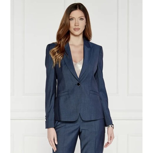 BOSS BLACK Wełniana marynarka Januri | Slim Fit ze sklepu Gomez Fashion Store w kategorii Marynarki damskie - zdjęcie 184991565