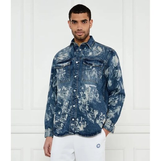 Karl Lagerfeld Jeans Jeansowa koszula | Relaxed fit ze sklepu Gomez Fashion Store w kategorii Koszule męskie - zdjęcie 184991676