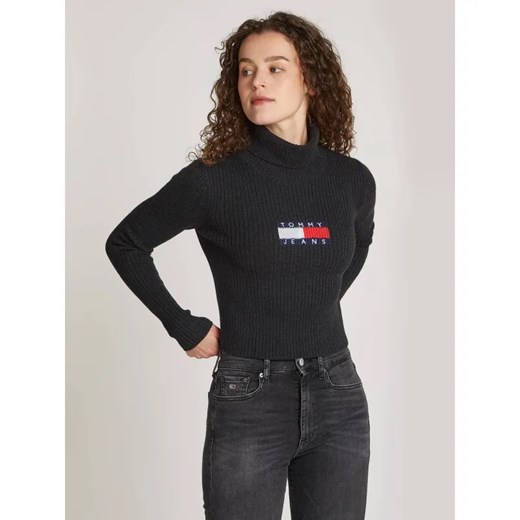 Tommy Jeans Golf | Slim Fit | z dodatkiem wełny ze sklepu Gomez Fashion Store w kategorii Swetry damskie - zdjęcie 184991917