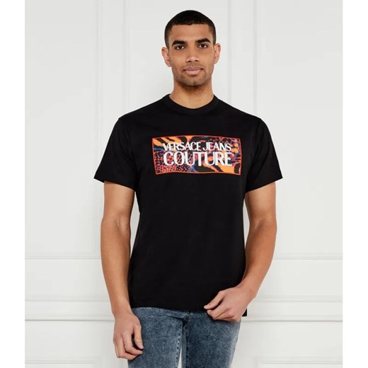 Versace Jeans Couture T-shirt | Regular Fit ze sklepu Gomez Fashion Store w kategorii T-shirty męskie - zdjęcie 184991938