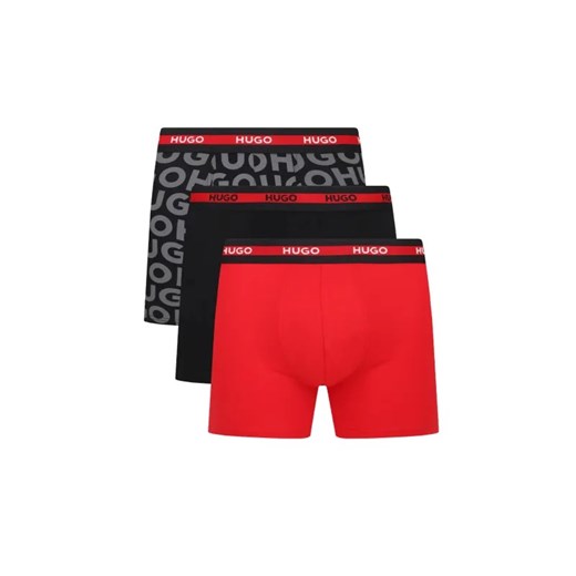 Hugo Bodywear Bokserki 3-pack BR PLANET DES ze sklepu Gomez Fashion Store w kategorii Majtki męskie - zdjęcie 184992009