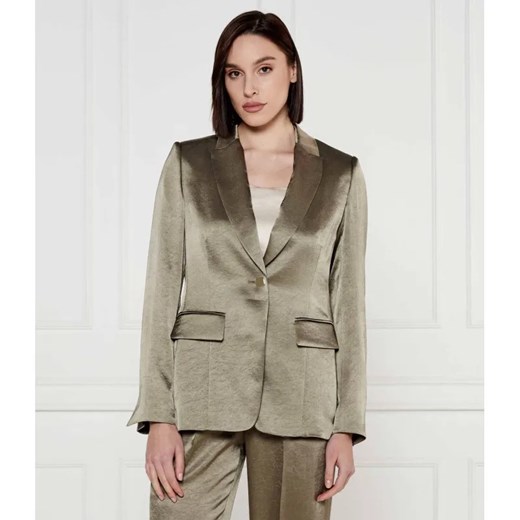 Marc Cain Satynowa marynarka | Slim Fit ze sklepu Gomez Fashion Store w kategorii Marynarki damskie - zdjęcie 184992039