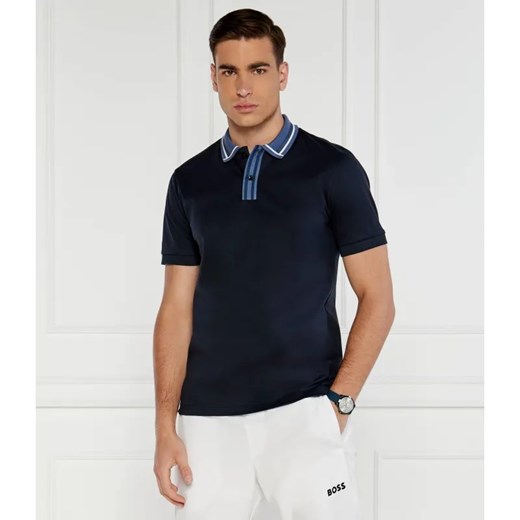 BOSS BLACK Polo Phillipson 36 | Slim Fit | mercerised ze sklepu Gomez Fashion Store w kategorii T-shirty męskie - zdjęcie 184992199