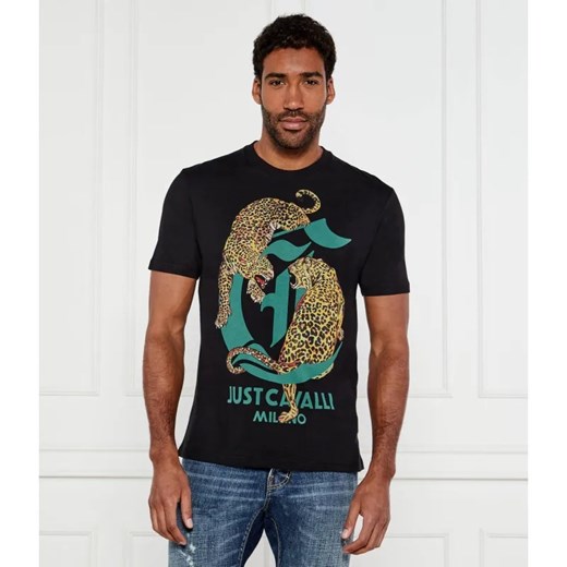 Just Cavalli T-shirt | Regular Fit ze sklepu Gomez Fashion Store w kategorii T-shirty męskie - zdjęcie 184992256