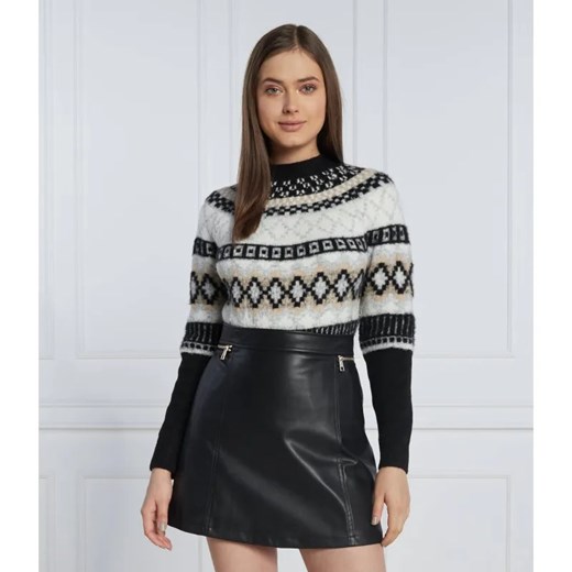 Desigual Sweter | Regular Fit | z dodatkiem wełny ze sklepu Gomez Fashion Store w kategorii Swetry damskie - zdjęcie 184992366