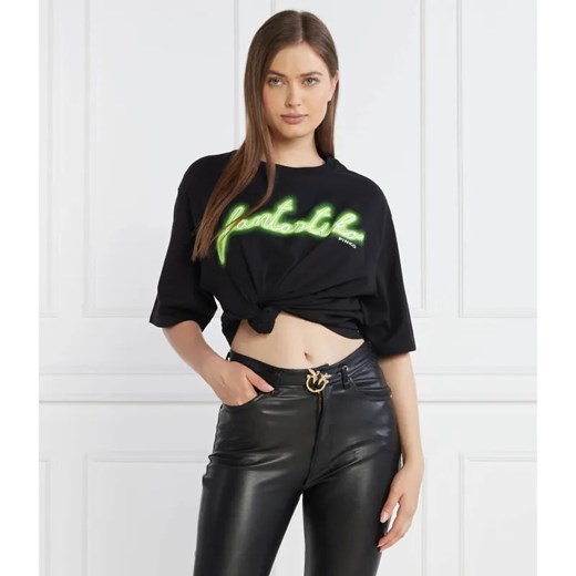 Pinko T-shirt | Regular Fit ze sklepu Gomez Fashion Store w kategorii Bluzki damskie - zdjęcie 184992427