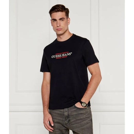 Guess Jeans T-shirt | Regular Fit ze sklepu Gomez Fashion Store w kategorii T-shirty męskie - zdjęcie 184992455