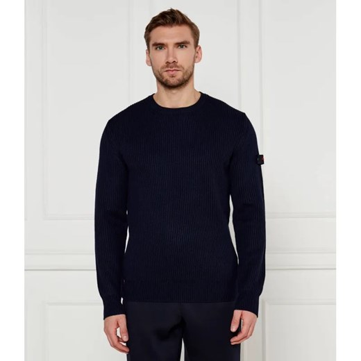 Peuterey Sweter DIVER 01 | Regular Fit | z dodatkiem wełny ze sklepu Gomez Fashion Store w kategorii Swetry męskie - zdjęcie 184992865