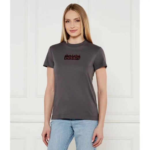 Pinko T-shirt TRAPANI | Regular Fit ze sklepu Gomez Fashion Store w kategorii Bluzki damskie - zdjęcie 184993049