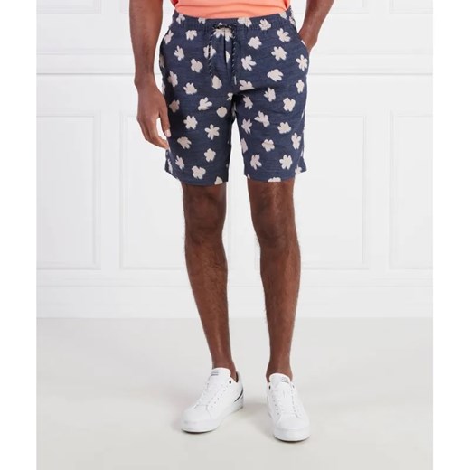 Tommy Hilfiger Lniane szorty HARLEM PO TECH LINEN PRINTED | Regular Fit ze sklepu Gomez Fashion Store w kategorii Spodenki męskie - zdjęcie 184993058