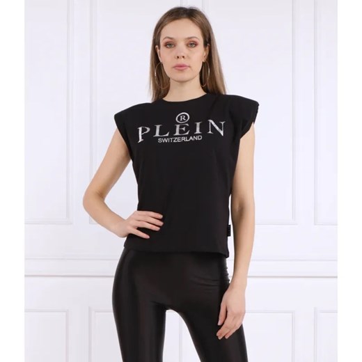 Philipp Plein T-shirt | Cropped Fit ze sklepu Gomez Fashion Store w kategorii Bluzki damskie - zdjęcie 184993095