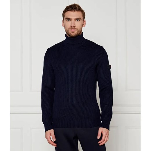 Peuterey Golf EVROS 01 | Regular Fit | z dodatkiem wełny ze sklepu Gomez Fashion Store w kategorii Swetry męskie - zdjęcie 184993165