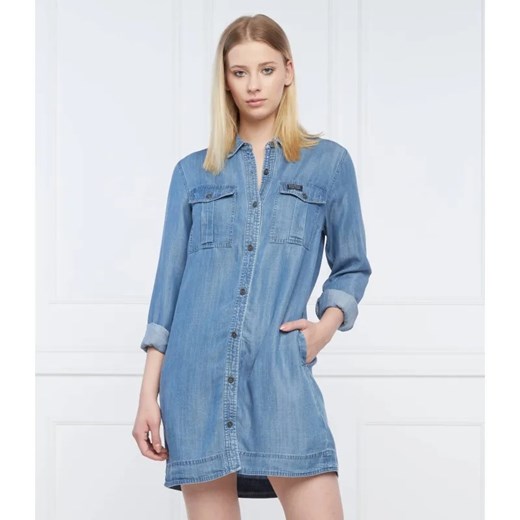 Superdry Sukienka VINTAGE OVERSIZED ze sklepu Gomez Fashion Store w kategorii Sukienki - zdjęcie 184993278