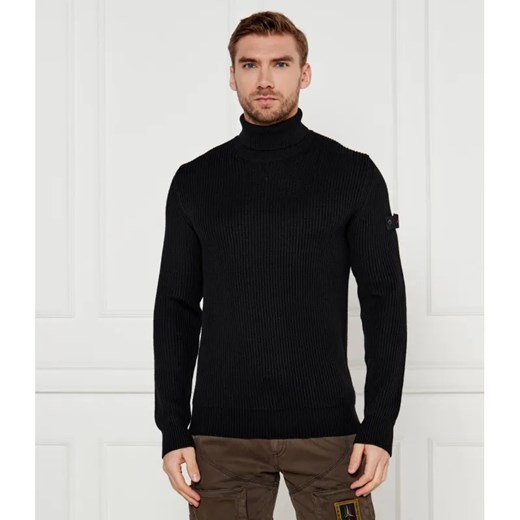 Peuterey Golf EVROS 01 | Regular Fit | z dodatkiem wełny ze sklepu Gomez Fashion Store w kategorii Swetry męskie - zdjęcie 184993317