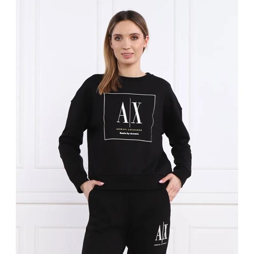 Armani Exchange Bluza | Regular Fit ze sklepu Gomez Fashion Store w kategorii Bluzy damskie - zdjęcie 184993359