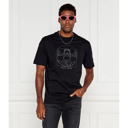 Iceberg T-shirt ICEBERG X GARFIELD | Regular Fit ze sklepu Gomez Fashion Store w kategorii T-shirty męskie - zdjęcie 184993477