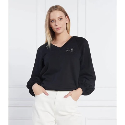 Karl Lagerfeld Bluza Puffy Sleeve | Regular Fit ze sklepu Gomez Fashion Store w kategorii Bluzy damskie - zdjęcie 184993618