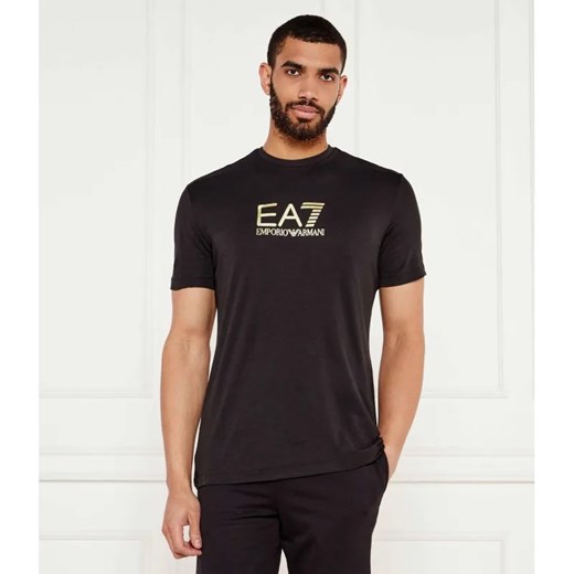 EA7 T-shirt | Slim Fit ze sklepu Gomez Fashion Store w kategorii T-shirty męskie - zdjęcie 184993755
