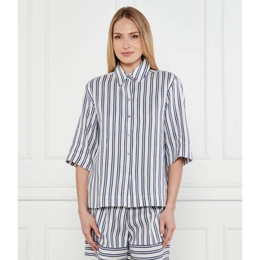 Marella SPORT Koszula Manna | Relaxed fit | z dodatkiem lnu ze sklepu Gomez Fashion Store w kategorii Koszule damskie - zdjęcie 184993759