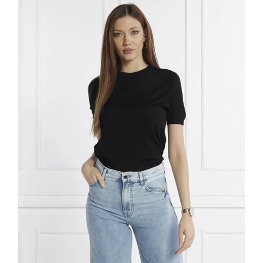 BOSS BLACK Wełniany sweter Falyssiasi | Regular Fit ze sklepu Gomez Fashion Store w kategorii Swetry damskie - zdjęcie 184993797