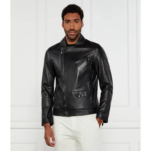 Karl Lagerfeld Skórzana kurtka | Regular Fit ze sklepu Gomez Fashion Store w kategorii Kurtki męskie - zdjęcie 184993948