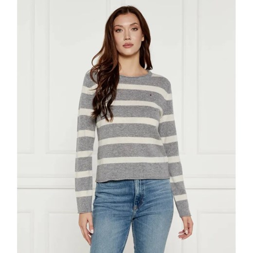 Tommy Hilfiger Wełniany sweter | Regular Fit ze sklepu Gomez Fashion Store w kategorii Swetry damskie - zdjęcie 184994006