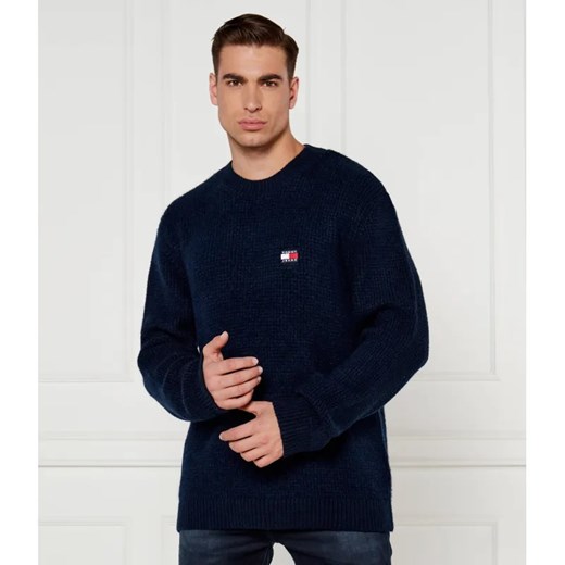 Tommy Jeans Sweter | Regular Fit | z dodatkiem wełny ze sklepu Gomez Fashion Store w kategorii Swetry męskie - zdjęcie 184994007