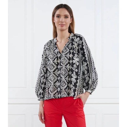 Marella Bluzka ISTRICE | Regular Fit | z dodatkiem jedwabiu ze sklepu Gomez Fashion Store w kategorii Bluzki damskie - zdjęcie 184994148