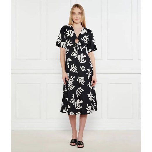 Marella Lniana sukienka MOLISE ze sklepu Gomez Fashion Store w kategorii Sukienki - zdjęcie 184994215