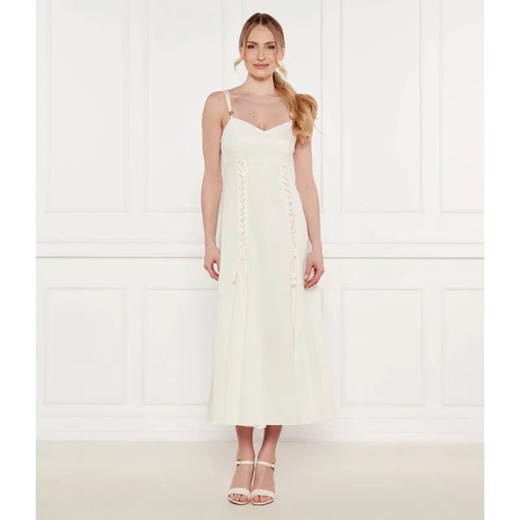 TWINSET Sukienka | z dodatkiem lnu ze sklepu Gomez Fashion Store w kategorii Sukienki - zdjęcie 184994527