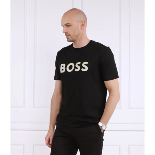 BOSS GREEN T-shirt Tee 1 | Regular Fit | Slim Fit ze sklepu Gomez Fashion Store w kategorii T-shirty męskie - zdjęcie 184994535