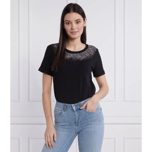 Liu Jo Sport T-shirt | Regular Fit ze sklepu Gomez Fashion Store w kategorii Bluzki damskie - zdjęcie 184994637
