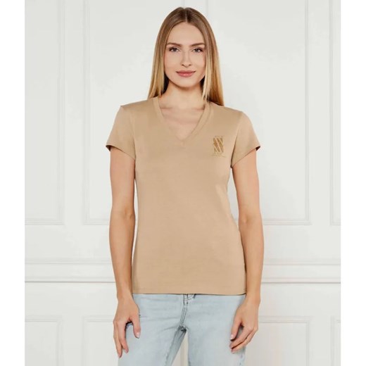 Armani Exchange T-shirt | Slim Fit ze sklepu Gomez Fashion Store w kategorii Bluzki damskie - zdjęcie 184994715