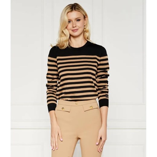 Elisabetta Franchi Wełniany sweter | Regular Fit ze sklepu Gomez Fashion Store w kategorii Swetry damskie - zdjęcie 184994787