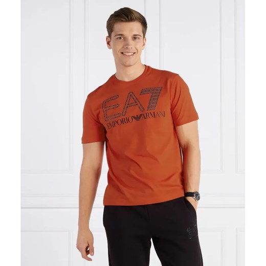 EA7 T-shirt | Regular Fit ze sklepu Gomez Fashion Store w kategorii T-shirty męskie - zdjęcie 184994799