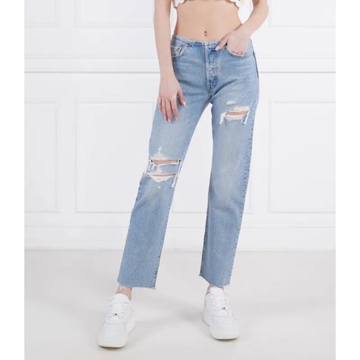 Levi's Jeansy 501 MINI WAIST | Straight fit ze sklepu Gomez Fashion Store w kategorii Jeansy damskie - zdjęcie 184994817