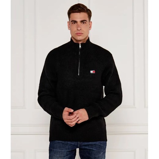 Tommy Jeans Sweter | Regular Fit | z dodatkiem wełny ze sklepu Gomez Fashion Store w kategorii Swetry męskie - zdjęcie 184994857