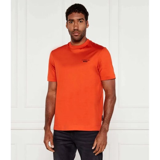 BOSS BLACK T-shirt C-Thompson 197_PS | PORSCHE X BOSS | Regular Fit | mercerised ze sklepu Gomez Fashion Store w kategorii T-shirty męskie - zdjęcie 184994876