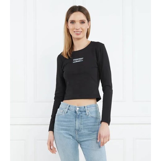 Calvin Klein Jeans Bluzka | Slim Fit ze sklepu Gomez Fashion Store w kategorii Bluzki damskie - zdjęcie 184994899