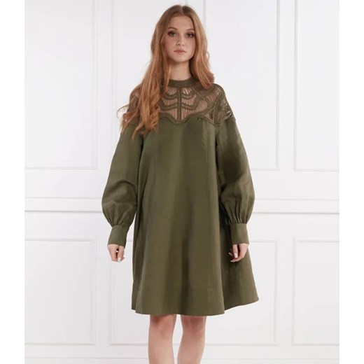 RIANI Lniana sukienka ze sklepu Gomez Fashion Store w kategorii Sukienki - zdjęcie 184995018