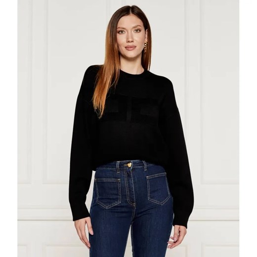 Elisabetta Franchi Sweter | Cropped Fit ze sklepu Gomez Fashion Store w kategorii Swetry damskie - zdjęcie 184995107