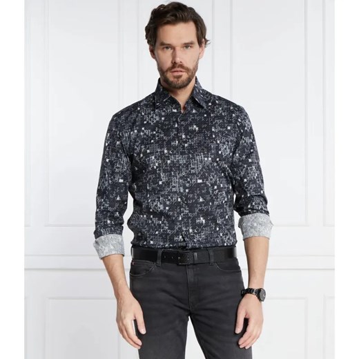 HUGO Koszula Ermo | Slim Fit | stretch ze sklepu Gomez Fashion Store w kategorii Koszule męskie - zdjęcie 184995148