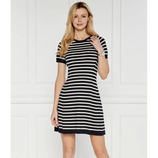 Tommy Hilfiger Sukienka CO JERSEY STITCH F&F DRESS ze sklepu Gomez Fashion Store w kategorii Sukienki - zdjęcie 184995196