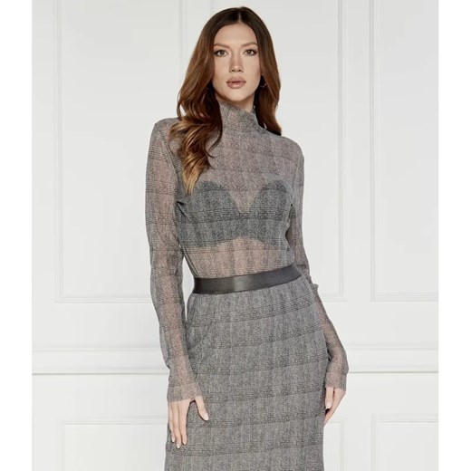 BOSS BLACK Bluzka Emata_Mesh_AOP | Regular Fit ze sklepu Gomez Fashion Store w kategorii Bluzki damskie - zdjęcie 184995206