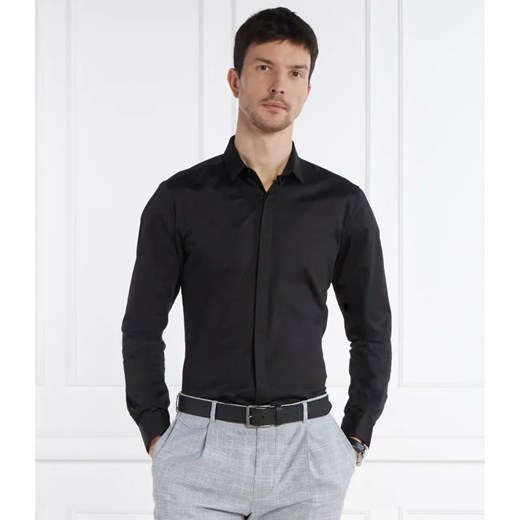 HUGO Koszula Ejinar | Extra slim fit | stretch ze sklepu Gomez Fashion Store w kategorii Koszule męskie - zdjęcie 184995227