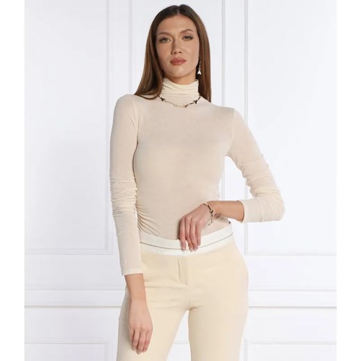 Patrizia Pepe Bluzka | Regular Fit | z dodatkiem kaszmiru ze sklepu Gomez Fashion Store w kategorii Bluzki damskie - zdjęcie 184995267
