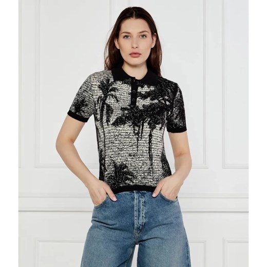 Desigual Polo TROPICAL HAWAII Christian Lacroix | Regular Fit ze sklepu Gomez Fashion Store w kategorii Bluzki damskie - zdjęcie 184995385