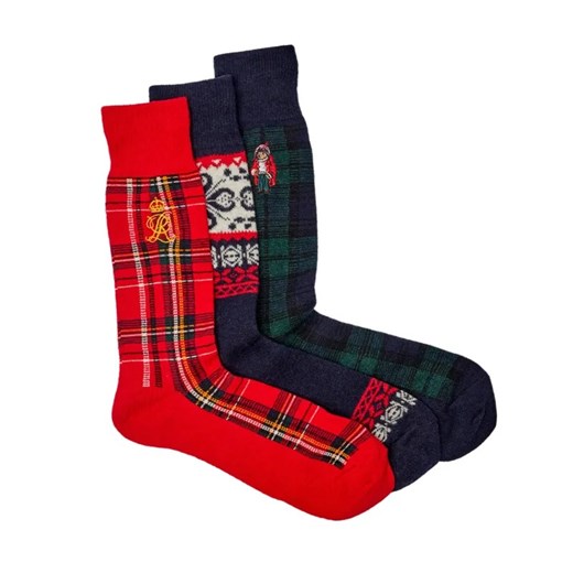 POLO RALPH LAUREN Skarpety 3-pack | z dodatkiem wełny ze sklepu Gomez Fashion Store w kategorii Skarpetki męskie - zdjęcie 184995395