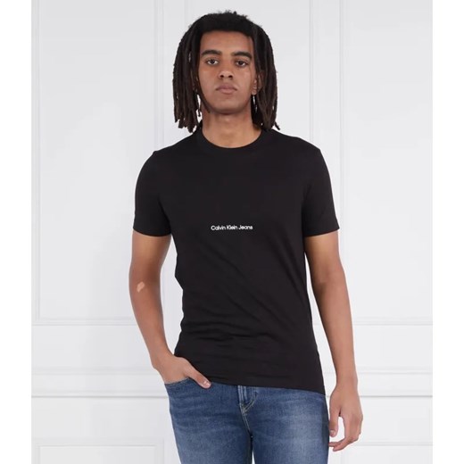 Calvin Klein Jeans T-shirt INSTITUTIONAL | Regular Fit ze sklepu Gomez Fashion Store w kategorii T-shirty męskie - zdjęcie 184995475