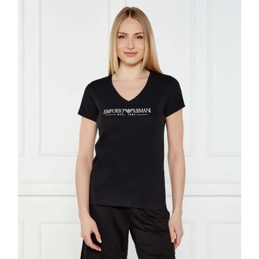 Emporio Armani T-shirt | Regular Fit ze sklepu Gomez Fashion Store w kategorii Piżamy damskie - zdjęcie 184995527